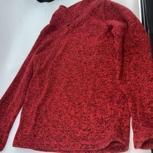 Jumping Beans Boys Shawl Collar Winter Red  Sweater Fleece Boys 8 Super Soft
